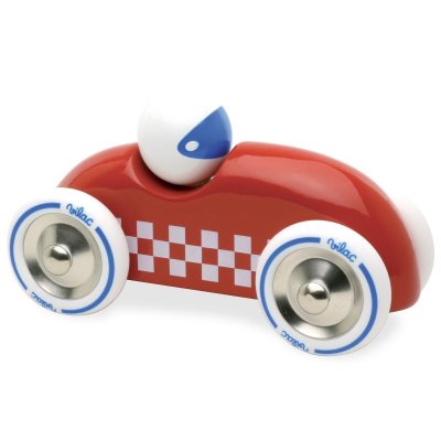 VILAC  Voiture Rallye checkers Gm rouge