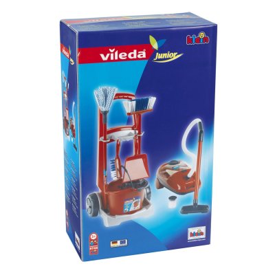 KLEIN Vileda - chariot de m&eacute;nage avec aspirateur