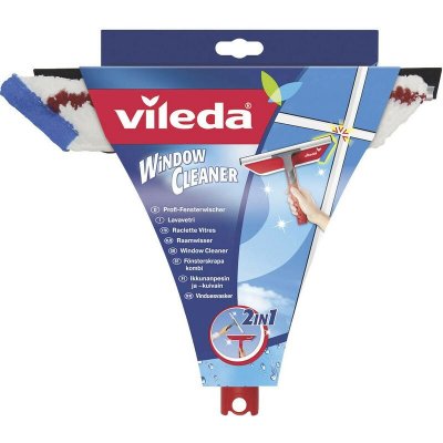 VILEDA  Raclette vitre Active - 2 en 1 - 30 x 35 x 26 cm - Caoutchouc