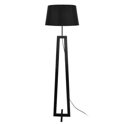TOSEL VILI A - Lampadaire colonne bois noir