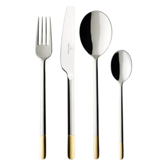 VILLEROY & BOCH Villeroy & Boch - Ella partiellement dor&eacute; M&eacute;nag&egrave;re 30pcs. 38x27x6cm