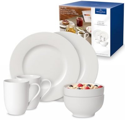VILLEROY & BOCH Villeroy & Boch - For Me service pour le petit-d&eacute;jeuner 6&nbsp;pi&egrave;ces