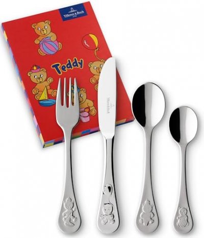 VILLEROY & BOCH Villeroy & Boch - Teddy Couverts enfants 4pcs. 21,5x15x2,5cm