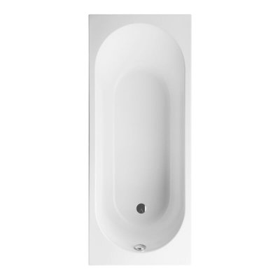 VILLEROY ET BOCH Baignoire droite O Novo acrylique, 170 X 75