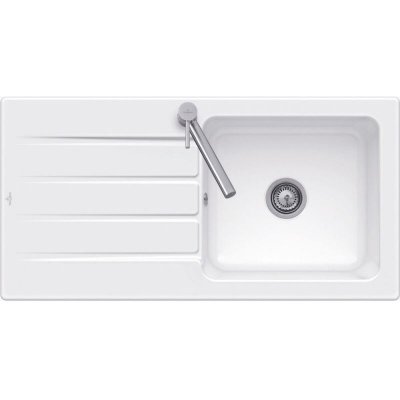 VILLEROY & BOCH Villeroy et boch Evier Architectura 60, blanc, Sans systeme de vidage