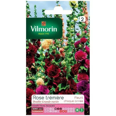 VILMORIN  5751742 Pack de Graines Rose Tr&eacute;mi&egrave;re Double Grande Vari&eacute;e