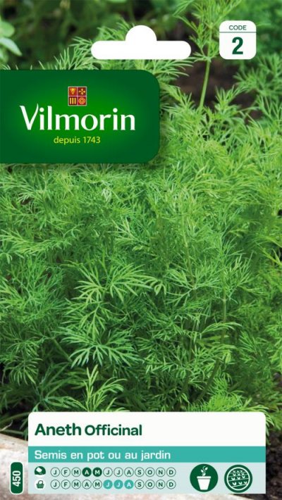 VILMORIN  5871046 Pack de Graines Aneth Officinal