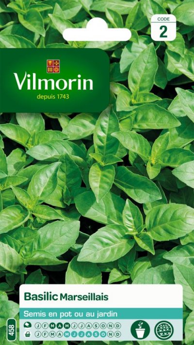 VILMORIN  - Basilic Marseillais Extr&ecirc;mement Parfum&eacute;