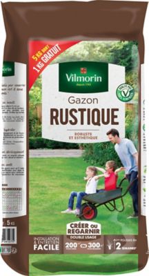 VILMORIN  - Gazon rustique 5kgs dont 1kg gratuit
