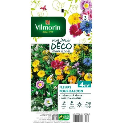 VILMORIN  - Sachet graines Fleurs de balcon annuelle en m&eacute;lange