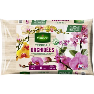 VILMORIN  - Terreau orchid&eacute;es sac de 5 litres