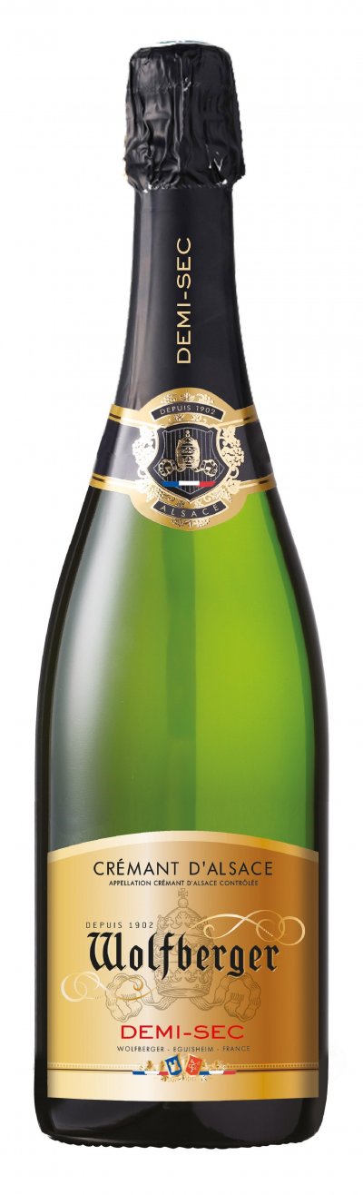 WOLFBERGER Vin P&eacute;tillant Cr&eacute;mant D'alsace  Demi Sec - La Bouteille De 75cl