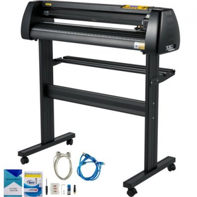 VEVOR Vinyle plotter de d&eacute;coupe -  - 870 mm - Fournit des ports : COMPIM et USB