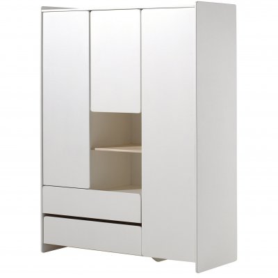 Vipack KIDDY Garde-robe 3 portes et 2 tiroirs 