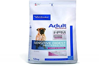 VIRBAC  HPM Adult Sensitive Neutered Large & Medium - lot % : 2 x 12 kg