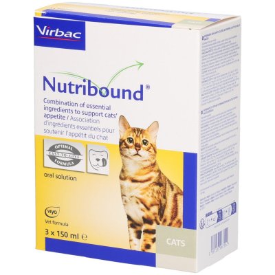 VIRBAC  Nutribound Chat Buvable 150ml 3 unit&eacute;s 