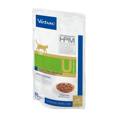 VIRBAC  Veterinary Cat Urology Dissolution & Prevention - 12 x 85 g