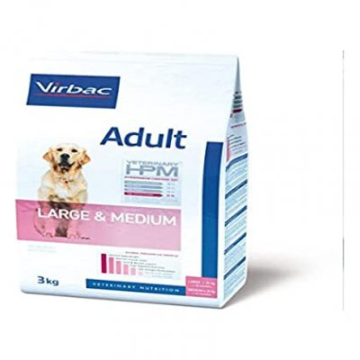 VIRBAC  Veterinary HPM Vet Dog Ad M/L Nourriture pour Chien 3 kg