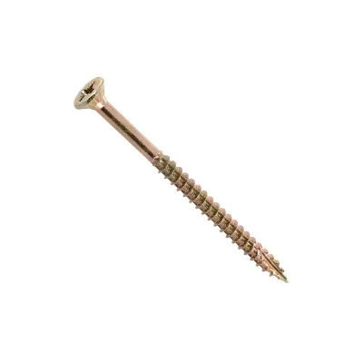 VYNEX Vis &agrave; bois &agrave; t&ecirc;te frais&eacute;e Pozi 4x60 mm - Lot de 120