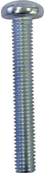 TOOLCRAFT Vis &agrave; t&ecirc;te bomb&eacute;e  839826 100 pc(s) M4 8 mm t&ecirc;te bomb&eacute;e profil Torx acier n/a