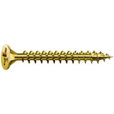 SPAX Vis agglo  SeKo cruciforme Z 4,0x 25 galvanis&eacute; Jaune HP (Par 1000)