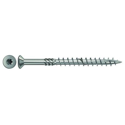 FISCHER Vis de terrasse 5,0 x 50 T&ecirc;te frais&eacute;e, empreinte TX, inox A2 - 200 p.