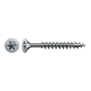 BANYO Vis spax Zingu&eacute; Torx - &Oslash;6 x 70 mm - T&ecirc;te frais&eacute;e - Filetage Total Boite de 100 - 1191010600703