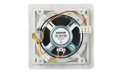 VISATON  DL 18/2 SQ 8 OHM/100 V - Haut-parleur - 40 Watt - 2 voies