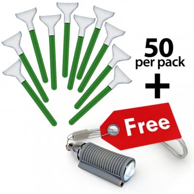VISIBLEDUST Visible dust mxd100 vert 1.0x vswabs bulk 50 pi&egrave;ces DFX-515412