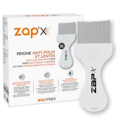 ZAP Visiomed  'x Peigne Anti-Poux et Lentes VM-X200