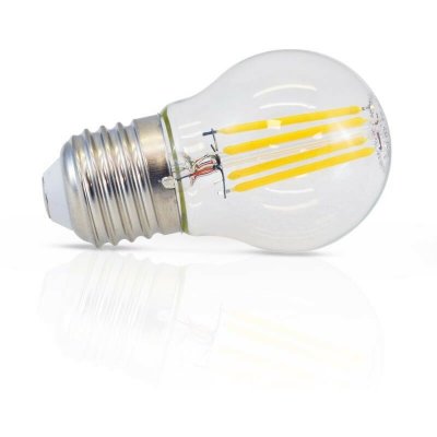 MIIDEX LIGHTING VISION EL Ampoule LED E27 G45 Filament dimmable 4W 2700&deg;K