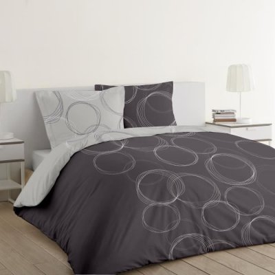 VISION  Parure De Couette Lenny - Housse De Couette 140x200cm + Taie 65x65cm
