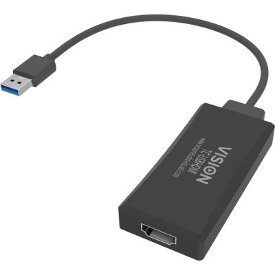 VISION  Professional Usb-a To Hdmi Adapter Noir