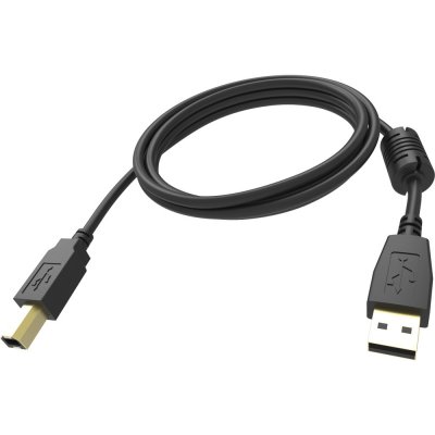 VISION  tc 3musb/bl c&acirc;ble usb 3 m usb 2.0 usb a usb b noir