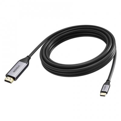 VISION  TC 5MUSBCHDMI/BL, 5 m, USB Type-C, HDMI Type A (Standard), M&acirc;le, M&acirc;le, Droit