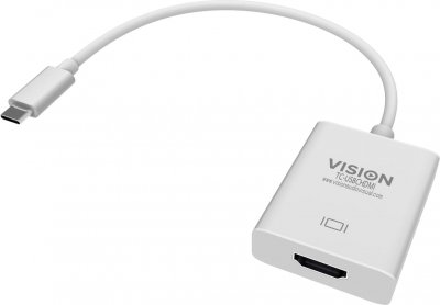 VISION  TC-USBCHDMI adaptateur graphique USB 3840 x 2160 pixels Blanc