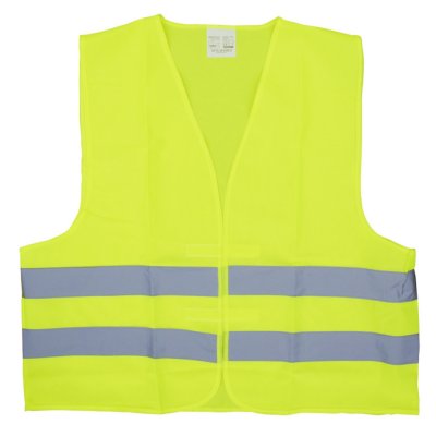 VISO  VJXL Gilet de s&eacute;curit&eacute; Jaune 2 Bandes r&eacute;fl&eacute;chissantes