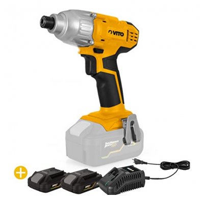VITO PRO POWER Visseuse 20V sans fil + 2 Batteries Lithium 2AH + Chargeur Rapide VITO 180Nm