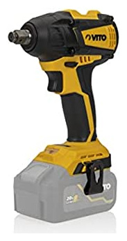 VITO Visseuse &agrave; choc 20V Couple max 300 Nm Porte-outils 1/2 Chargeur et batterie lithium non inclus