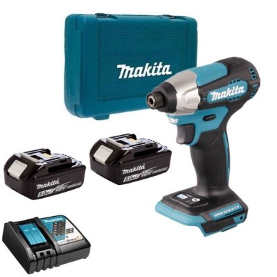 MAKITA Visseuse &agrave; chocs 18V lxt 140Nm (2x5,0 Ah) en makpac  DTD157RTJ