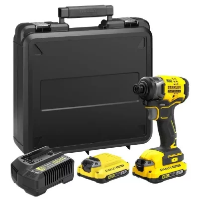 STANLEY Visseuse &agrave; chocs  SFMCF810D2K - En coffret - 18V - 2x2.0Ah