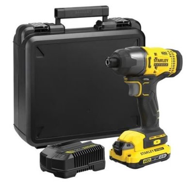 STANLEY FATMAX Visseuse &agrave; impact sans fil + batterie 2Ah + chargeur - 18V -  - SFMCF800D1K-QW 