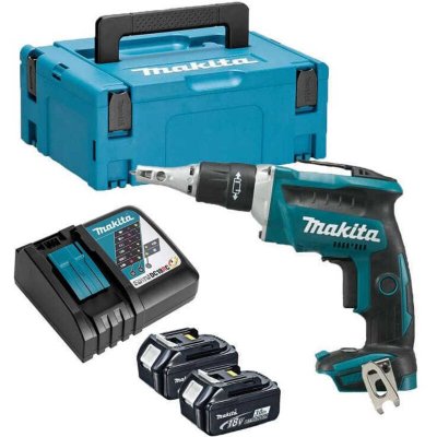 MAKITA Visseuse &agrave; placo 18V LXT (2x3,0 Ah) en MAKPAC -  DFS452RFJ