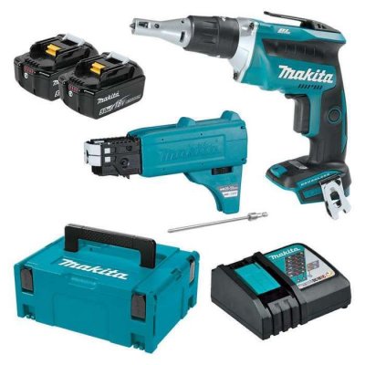MAKITA Visseuse automatique 18 V Li-Ion 5 Ah 5 x 25 &agrave; 55 mm  DFS452TJX2