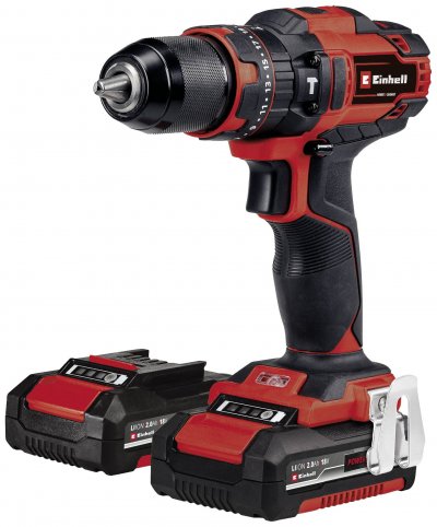 EINHELL Visseuse-perceuse &agrave; percussion sans fil  TE-CD 18/40 Li-i +64
