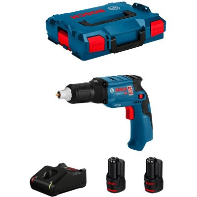 BOSCH PROFESSIONAL Visseuse Plaquiste BOSCH GTB 12V-11 (2 x 3,0 Ah GAL12V-40 L-Boxx 102)