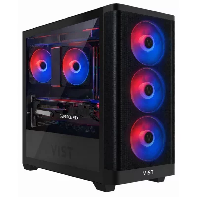 VIST  PC Gaming Ryzen 7 5700X - RAM 32Go - RX 7600 - SSD 1To M.2 - Windows 11 Pro