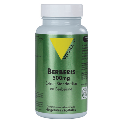 VIT ALL+ VIT'ALL+ Berberis 500 mg g&eacute;lules v&eacute;g&eacute;tales x 60