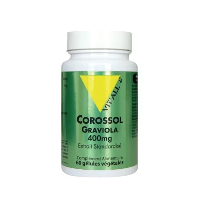 VIT ALL+ VIT'ALL+ Corossol Graviola 400mg 60 g&eacute;lules