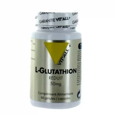 VITALL+ Vit'all+ L- Glutathion R&eacute;duit 50mg 60 g&eacute;lules v&eacute;g&eacute;tales